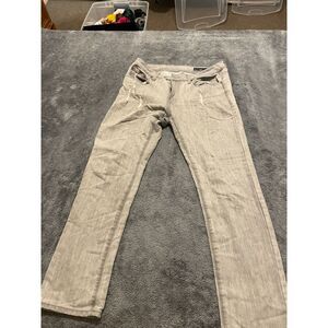 👖 WXYZ Slim Fit Grey Distressed Jeans